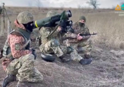 Бойові стрільби з ПТРК "Javelin" на Донбасі