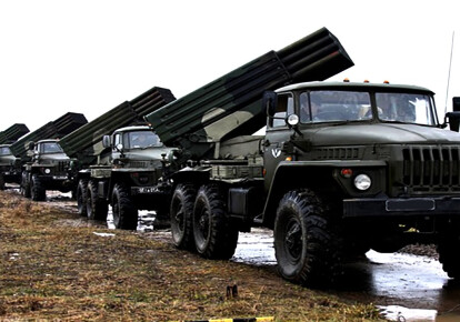 В районах Углегорска и Дебальцево зафиксировано увеличение тяжелой военной техники российских оккупационных войск