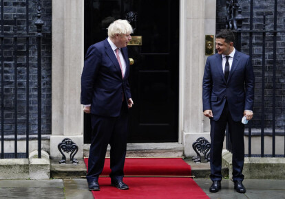 Владимир Зеленский встретился с премьер-министром Великобритании Борисом Джонсоном в Лондоне