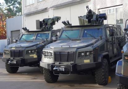 Машини "Козак" із турецькими бойовими модулями