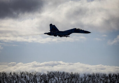 Винищувач Су-27 розбився в Житомирській області 15 грудня. Фото: УНІАН