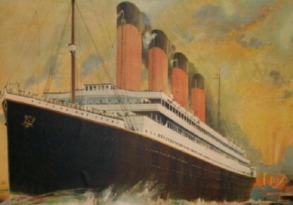 Литография с изображением выхода в плавание "Титаника" была продана в 2010-м за рекордные 60 тысяч фунтов