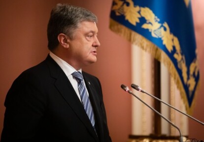 Президент Петр Порошенко заявит о своем участии в выборах главы государства 2 февраля. Фото: Пресс-служба президента
