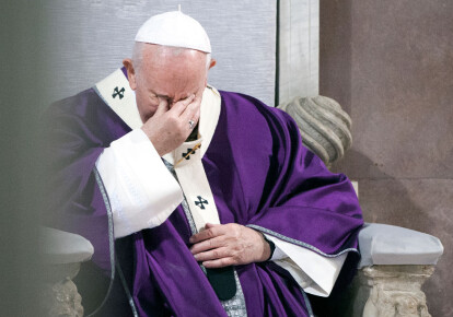 Папа Римський Франциск захворів і пропустив заплановану месу. Фото: Getty Images