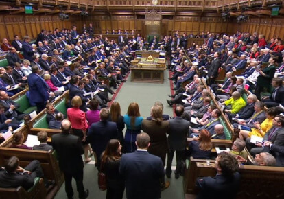 Палата громад британського парламенту 29 березня в третій раз проголосує за Брекзиту. Фото: Getty Images