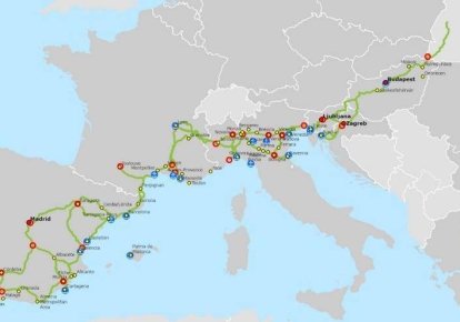 Средиземноморский железнодорожный коридор