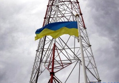 Телемачта в Горняке Донецкой области передает сигнал 19 украинских телеканалов и радиостанций