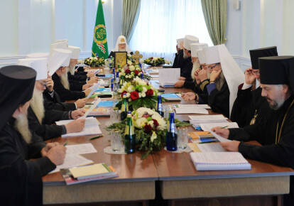 Засідання Священного Синоду в Мінську. Фото: patriarchia.ru