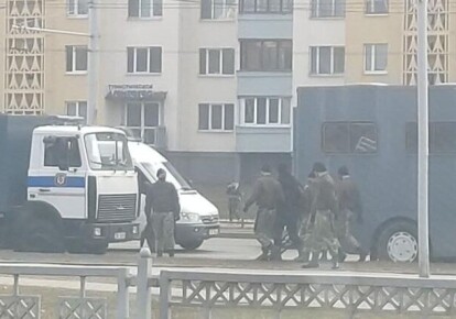 Силовики на улицах Минска