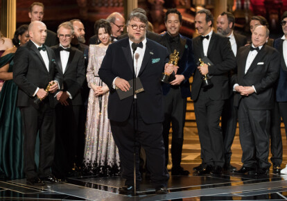 Режисер Гільєрмо дель Торо, чия картина "Форма води" отримала приз як кращий фільм. Фото: ЕРА