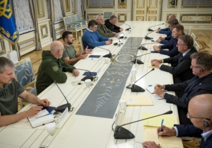 Президент Владимир Зеленский встретился с министрами обороны Дании и Эстонии
