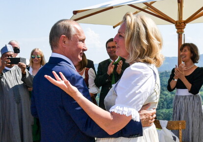 Владимир Путин и Карин Кнайсль