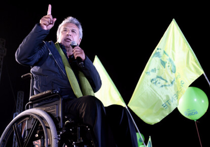 Кандидат в президенты Эквадора Ленин Морено. Фото: EPA/UPG