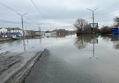 Наводнение в соседнем Орске