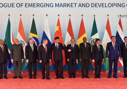 Учасники IX щорічного саміту BRICS. Фото: EPA/UPG