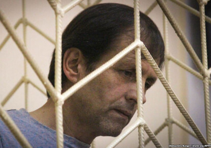 Російські тюремники побили Володимира Балуха, пошкодивши йому печінку і голову. Фото: krymr.com