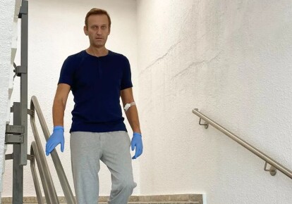 Олексій Навальний в німецькій клініці Шаріте/instagram О.Навального