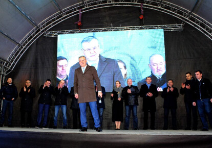 19 марта,кандидат в президенты Анатолий Гриценко в Тернополе представил свою команду. Фото: facebook.com/A.S.Grytsenko
