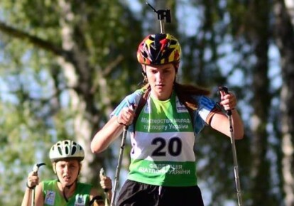 Биатлонистка Алина Мирошниченко