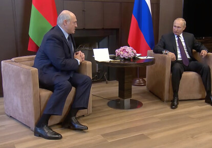 Зустріч Олександра Лукашенка з Володимиром Путіним