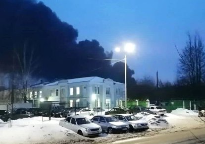 Пожар в Клинцах