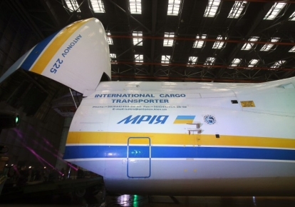 Фюзеляж недостроенного Ан-225 "Мрия"