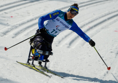 Биатлонист Тарас Радь, самый молодой украинский паралимпийский чемпион (18 лет), обладатель золотой медали на Играх-2018. Фото: ЕРА