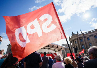 Социал-демократическая партия скорее всего, выйдет на первое место на выборах в Германии