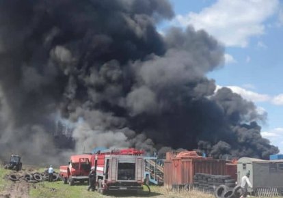 Пожар в Киевской области