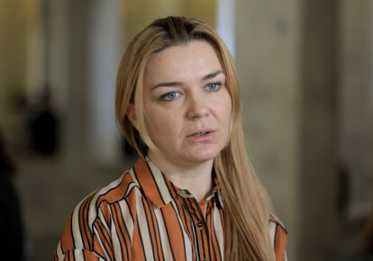 Олена Мошенець заявила, що на засіданні фракції за участю президента обговорювалося ринок землі. Фото: УНІАН