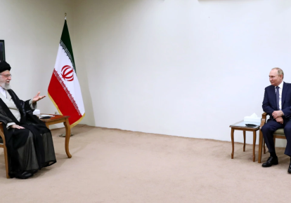 Путин и "верховный лидер" Ирана Али Хаменеи