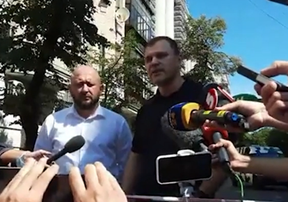 Игорь Клименко во время брифинга/скриншот с видео