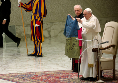 Щотижнева аудієнція у Ватикані, 6 квітня 2022 року