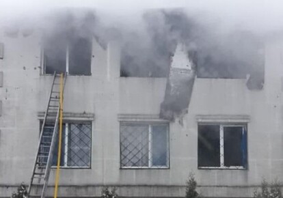 Пожежа в будинку для літніх людей у Харкові