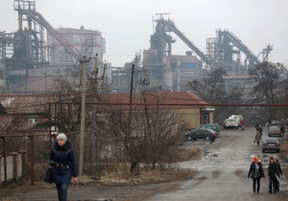 Енакиево, металлургический завод (оккупированная часть Донецкой области)