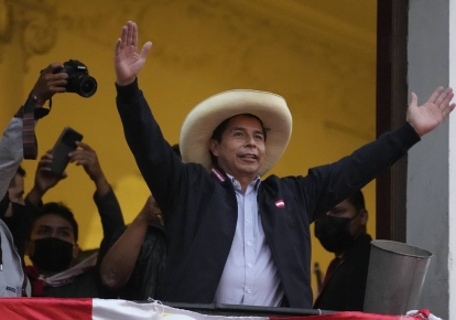 Президент Перу Педро Кастільо