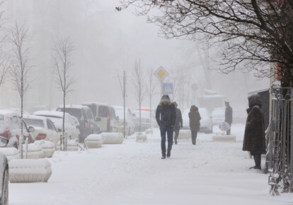 Снігопад у Києві спричинив десятки ДТП