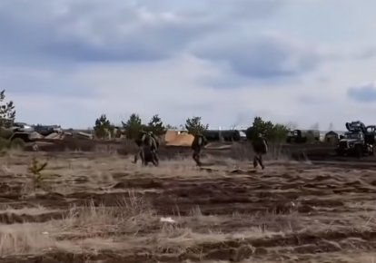 Российские военные на границе с Украиной