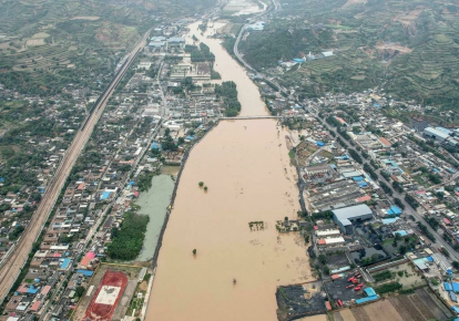 Наводнение на севере Китая