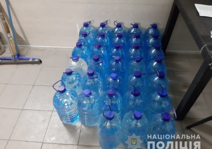 Харьковская полиция изъяла около 1000 литров алкоголя
