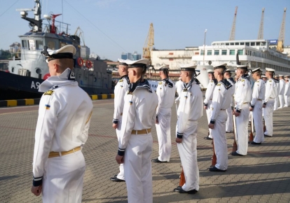Украинские моряки