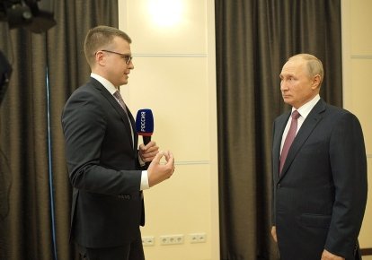 Павел Зарубин и Владимир Путин