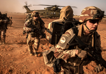 Солдаты французского Иностранного легиона во время миссии в Мали