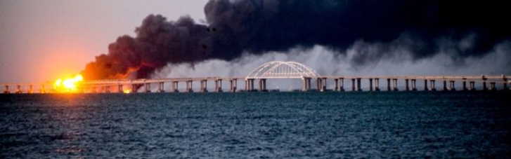 В июле Крымский мост атаковали экспериментальным дроном Sea Baby (ВИДЕО)