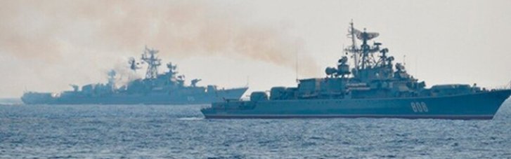 На бойовому чергуванні у трьох морях перебуває 7 кораблів російського флоту