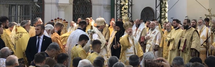 Вселенський Патріарх з митрополитом Епіфанієм відслужили соборну літургію в Софії Київській (ФОТО, ВІДЕО)
