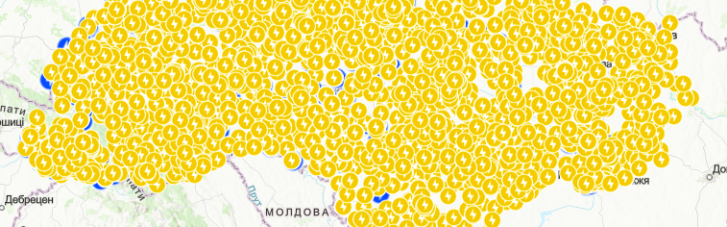 В Украине обновили карту Пунктов несокрушимости