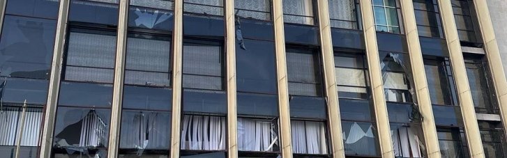Удар по Киеву: в ОП показали разрушения в центре столицы (ФОТО, ВИДЕО)
