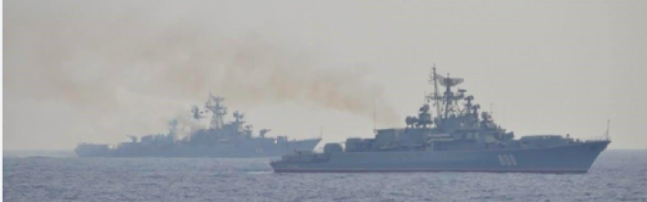 Россия держит в морях почти два десятка судов-ракетоносителей