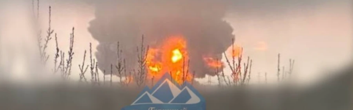 В оккупированной Макеевке взорвалась нефтебаза оккупантов (ВИДЕО)